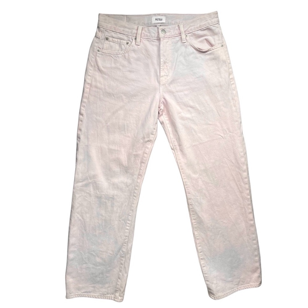 Pistola Lexi Mid Rise Straight Jean | Blush | Size 29 - Picture 4 of 9